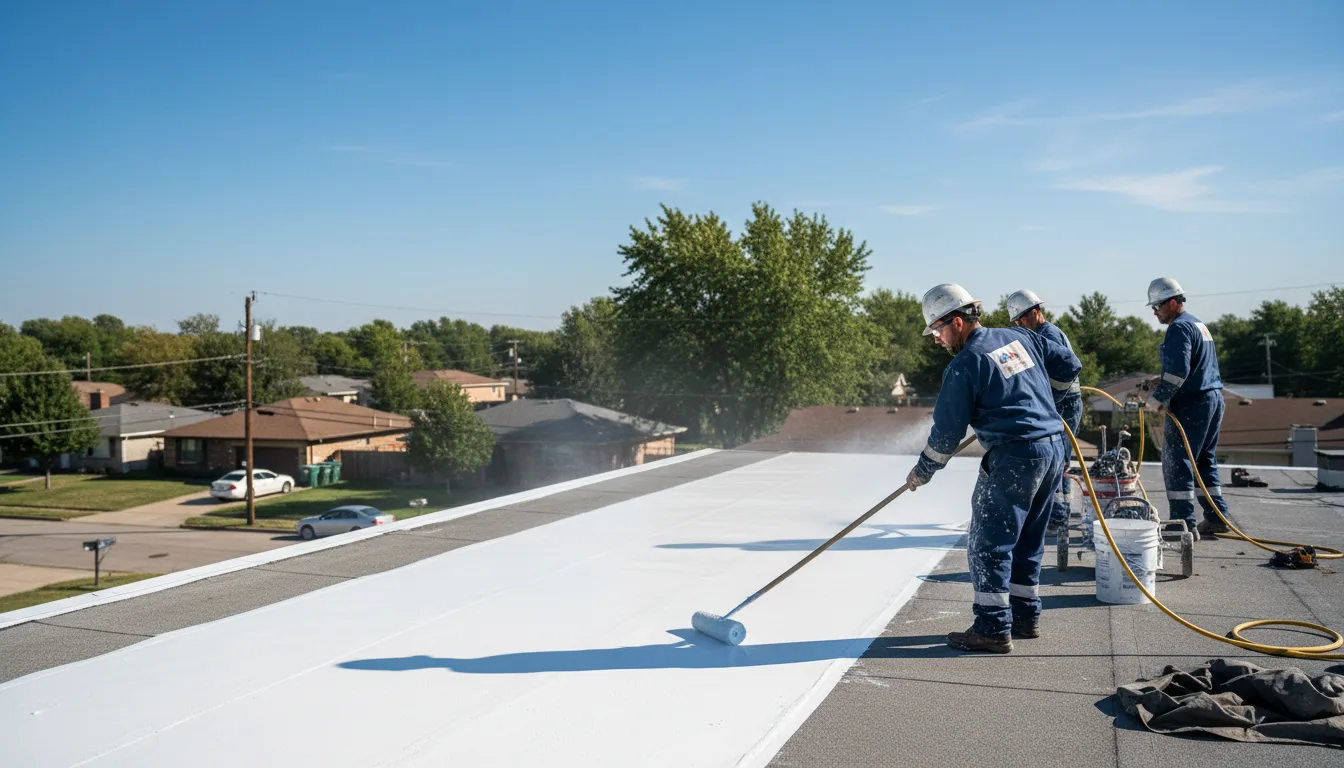 Commercial roof coating in Milan, PA near me